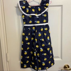 Janie & Jack Lemon Jumpsuit